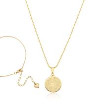 Colar Religioso Oração Pai Nosso Semijoia de Alta Qualidade