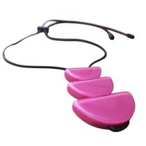 Colar Resina Geométrico Barquinho - Básico Chic