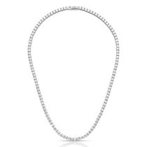 Colar Riviera de Prata 925 com Moissanite - 40 cm Colar Riviera de Prata 925 com Moissanite - 40 cm
