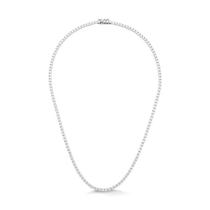 Colar Riviera de Prata 925 com Moissanite de 40 cm Colar Riviera de Prata 925 com Moissanite de 40 cm