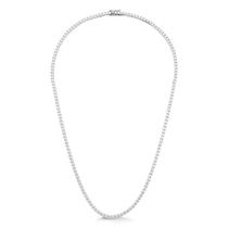 Colar Riviera de Prata 925 com Moissanite de 45 cm