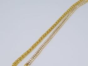 Colar Riviera luxuoso banhado a Ouro