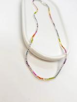 Colar Riviera Rainbow Três Pontas 3mm