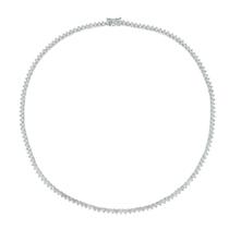 Colar riviera três pontas nat mosca zircônias folheado em ródio branco Colar riviera três pontas nat mosca zircônias folheado em ródio branco