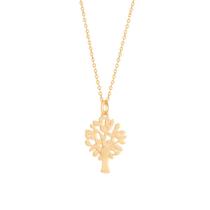 Colar Rommanel Banhado Ouro Pingente Árvore Da Vida 50 Cm Colar Rommanel Banhado Ouro Pingente Árvore Da Vida 50 Cm