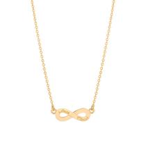Colar Rommanel Banhado Ouro Pingente Infinito Amor Eterno 532126