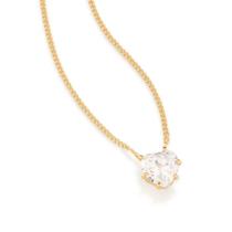 Colar Rommanel Banhado Ouro Pingente Solitário Coração De Zircônia 50 Cm 532040 Colar Rommanel Banhado Ouro Pingente Solitário Coração De Zircônia 50 Cm 532040