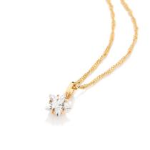 Colar Rommanel Banhado Ouro Pingente Solitário Estrela De Zircônia 8 MM Colar Rommanel Banhado Ouro Pingente Solitário Estrela De Zircônia 8 MM