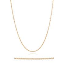 Colar Rommanel Lindo Elo Português Banhado A Ouro 18k Elegante Colar Rommanel Lindo Elo Português Banhado A Ouro 18k Elegante