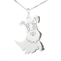 Colar Schnauzer Coleção Estimação em Prata 925 Colar Schnauzer Coleção Estimação em Prata 925