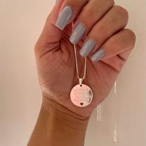 Colar Semijoias escrito "sinto muito me perdoa te amo sou grato"