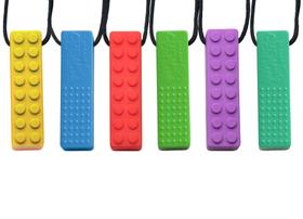 Colar Sensory Chew Tilcare Chew Chew para crianças/adultos (pacote com 6)