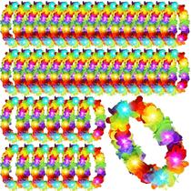 Colar Sherr LED Hawaiian Leis, 48 peças, colorido, 85 cm