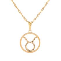 Colar Signo Touro 17 mm Presente para Taurina Sunshine Cristais Colar Signo Touro 17 mm Presente para Taurina Sunshine Cristais