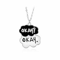 Colar Simbólico A Culpa é das Estrelas Okay Okay Pingente Nuvem Duplo Filme Romance Geek Oferta Colar Simbólico A Culpa é das Estrelas Okay Okay Pingente Nuvem Duplo Filme Romance Geek Oferta