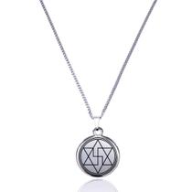 Colar Simbolo Anti Magia Placa Radionica Proteção Energética Colar Simbolo Anti Magia Placa Radionica Proteção Energética