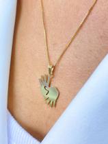 COLAR SÍMBOLO DA ACESSIBILIDADE -MÃOS EM MOVIMENTOS - Elysee Semijoias