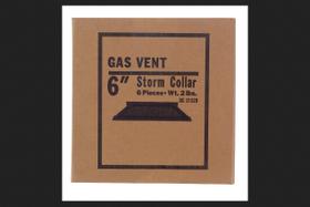 Colar Storm Selkirk de 15 cm de diâmetro. 28 Ga. Alumínio Colar Storm Selkirk de 15 cm de diâmetro. 28 Ga. Alumínio