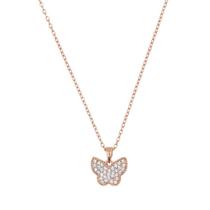 Colar Strass Borboleta CO1920 Colar Strass Borboleta CO1920
