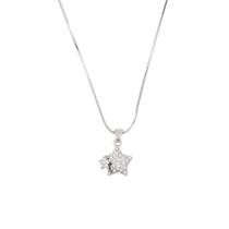 Colar Strass Estrela e Lua CO0336