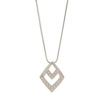 Colar Strass Losango CO0329
