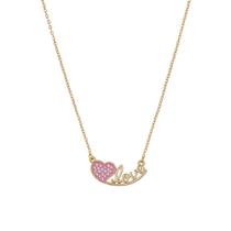 Colar Strass Love CO1759 Colar Strass Love CO1759