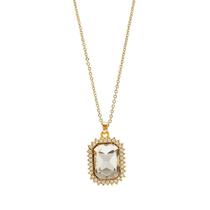 Colar Strass Retângulo CO1852 Colar Strass Retângulo CO1852