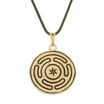 Colar Strophalos de Hécate Labirinto 22mm Fio Fino - Sunshine Cristais Colar Strophalos de Hécate Labirinto 22mm Fio Fino - Sunshine Cristais