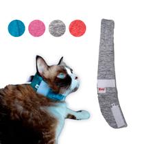 Colar Suporte de Sonda Esofágica para Gatos e Cachorros - Tecido Dry Fit Secagem Rápida - Vani Pet
