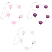 Colar Tailandês Médio 05 bolas 2,5cm