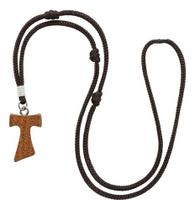 Colar Tau Católico Cordão Franciscano Grande Religioso 6 Un