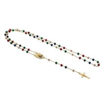 Colar Terço de Nossa Senhora do Perpétuo Socorro Colorido