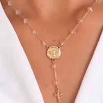 Colar terço semijoias do divino Espírito Santo