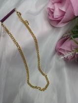 Colar thocker dourado fem Colar thocker dourado fem