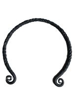 Colar Torc Artizanstore em aço torcido feito à mão Colar Torc Artizanstore em aço torcido feito à mão