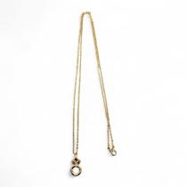 Colar Touro Signo do Zodíaco Pingente Dourado 30 cm