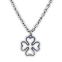 Colar Trevo da Sorte Vazada - Aço Inoxidável Colar Trevo da Sorte Vazada - Aço Inoxidável