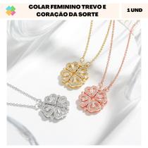 Colar Trevo e Corações - DEB