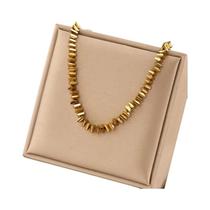 Colar Triângulo Dourado Para Mulheres Em Aço Inoxidável 316L, Joia Geométrica Simples, Presente Para