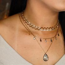 Colar Trio Gota Colar Trio Gota