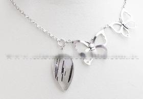 Colar Turmalina Butterfly Prata 950 Luxo Gema Lisa