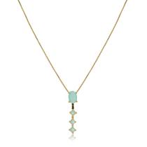 Colar Turmalina Pêndulo Ouro 18K Colar Turmalina Pêndulo Ouro 18K