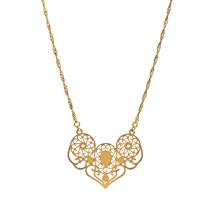 Colar Unique Renda Banhado a Ouro Colar Unique Renda Banhado a Ouro