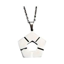 Colar Unissex De Aço Inoxidável Com Pingente De Metal De Futebol Anime BLUE LOCK, Joia Cosplay,