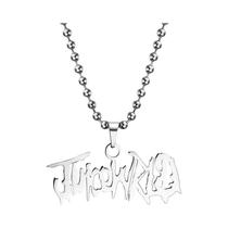 Colar Unissex De Aço Inoxidável Com Pingente Juice WRLD, Presente Para Fãs, Colares Com Contas, Colar Unissex De Aço Inoxidável Com Pingente Juice WRLD, Presente Para Fãs, Colares Com Contas,