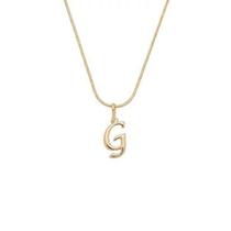 Colar veneziana com pingente letra G - Banhado em ouro 18k Colar veneziana com pingente letra G - Banhado em ouro 18k