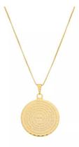 Colar Veneziana Pai Nosso Feminina Medalha Salmos Religioso Banho a Ouro 18k 45cm Colar Veneziana Pai Nosso Feminina Medalha Salmos Religioso Banho a Ouro 18k 45cm