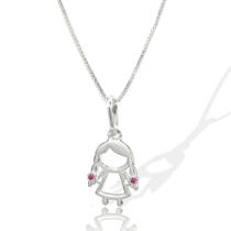 Colar Venezina 45cm Ping. Menina Prata Legitima 925 Colar Venezina 45cm Ping. Menina Prata Legitima 925