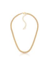 Colar Via Lessa Bysa com Elos Estilo Groumet Dourado