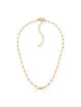 Colar Via Lessa Eira com Elos Delicados Dourado